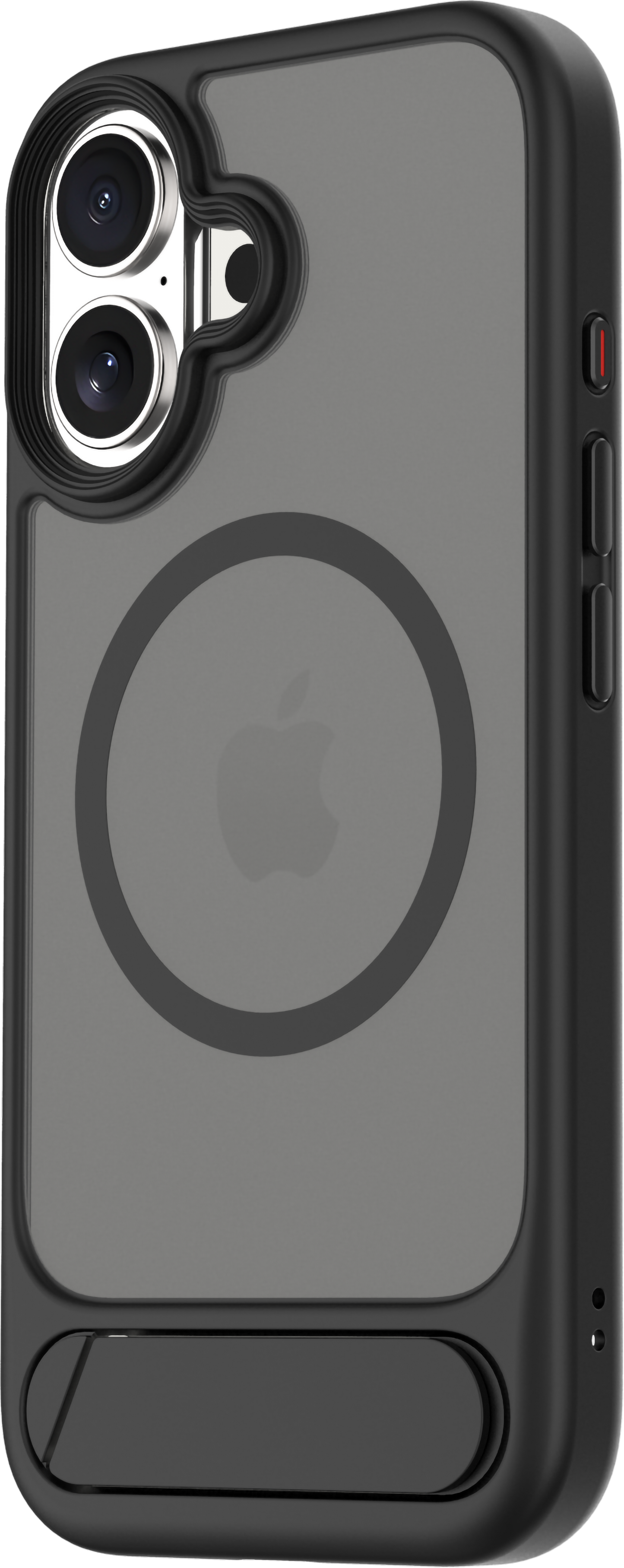 TEKNE Hybrid Frost Matte with stand Case for iPhone 17
