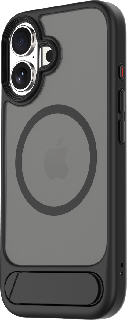 TEKNE Hybrid Frost Matte with stand Case for iPhone 17