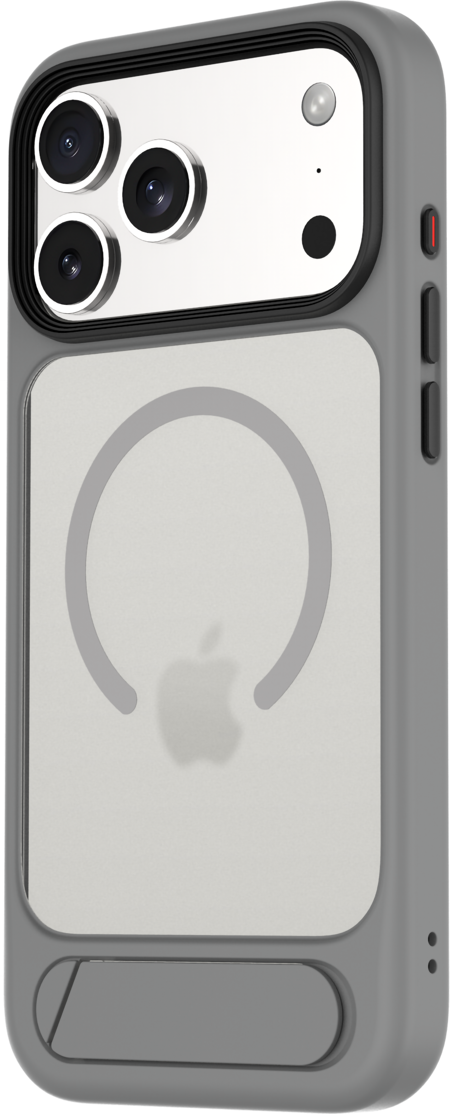 TEKNE Hybrid Frost Matte with stand Case for iPhone 17 Pro Max