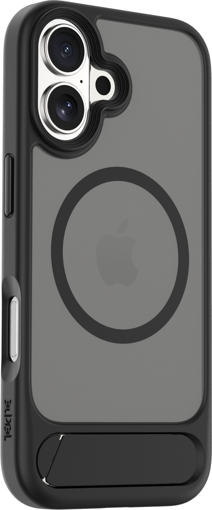 TEKNE Hybrid Frost Matte with stand Case for iPhone 17