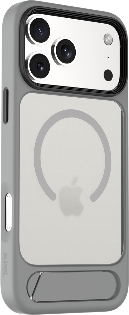 TEKNE Hybrid Frost Matte with stand Case for iPhone 17 Pro Max