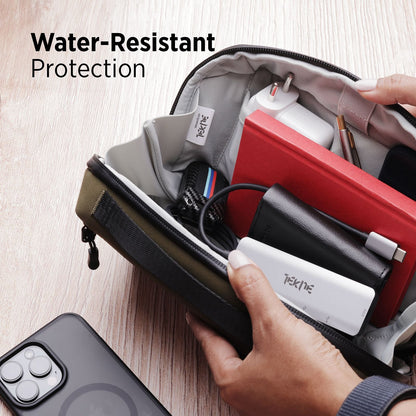 Tekne Gadget Organiser | Water-Resistant Tech Pouch with Multiple Compartments | Travel-FriendlyÂ 