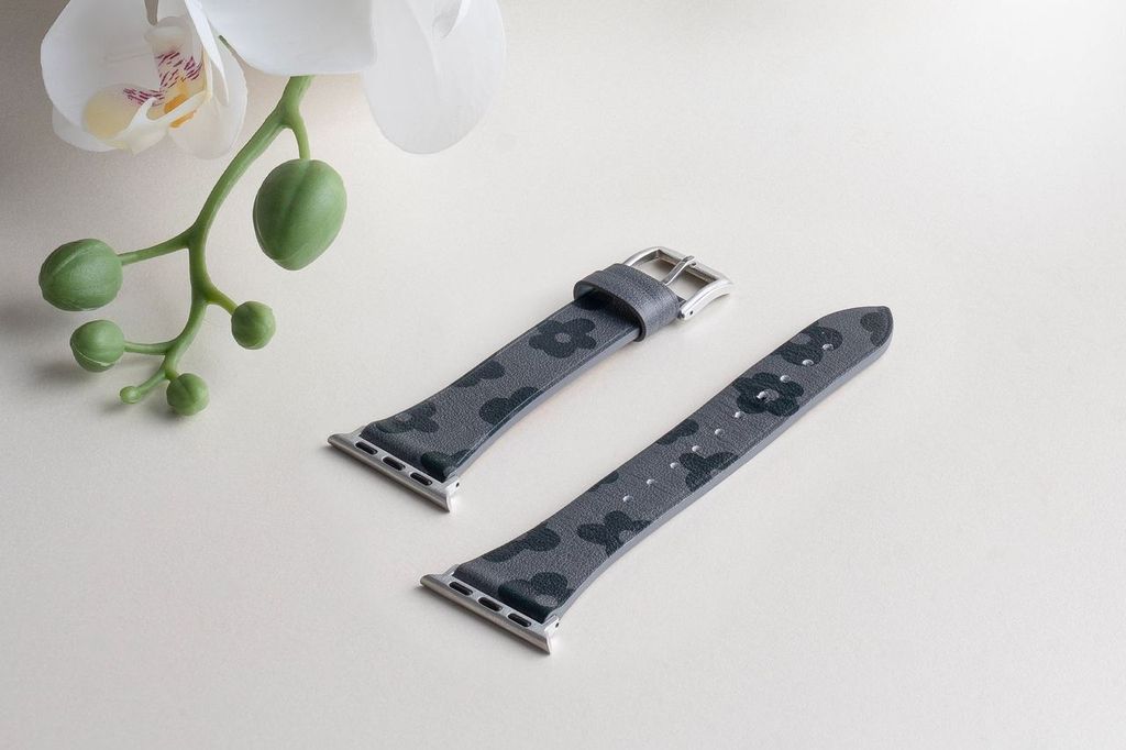 Tekne FLORO Leather Band | Printed Genuine Leather, Durable, Stylish StrapÂ 
