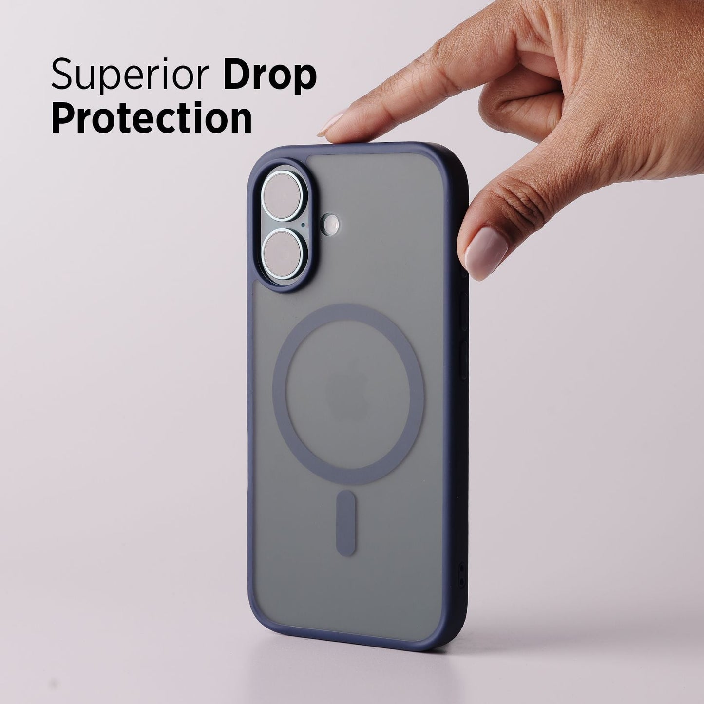 Tekne Matt MagSafe Case for iPhone 16 | Matte Finish | MagSafe Compatible & Scratch-Resistant