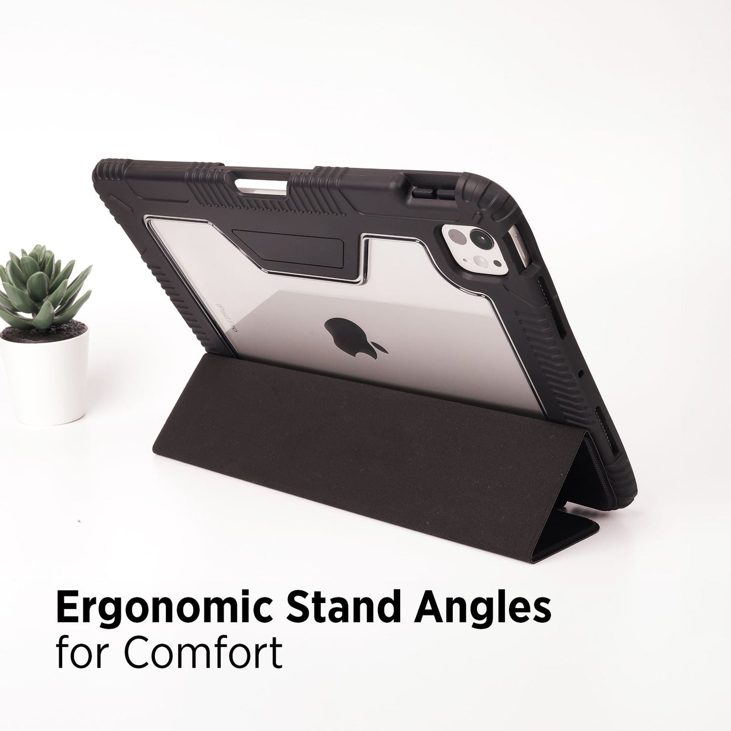 Tekne Shockproof Vegan Leather Case for iPad Pro 11Â M4 | Stand Function | Drop Protection