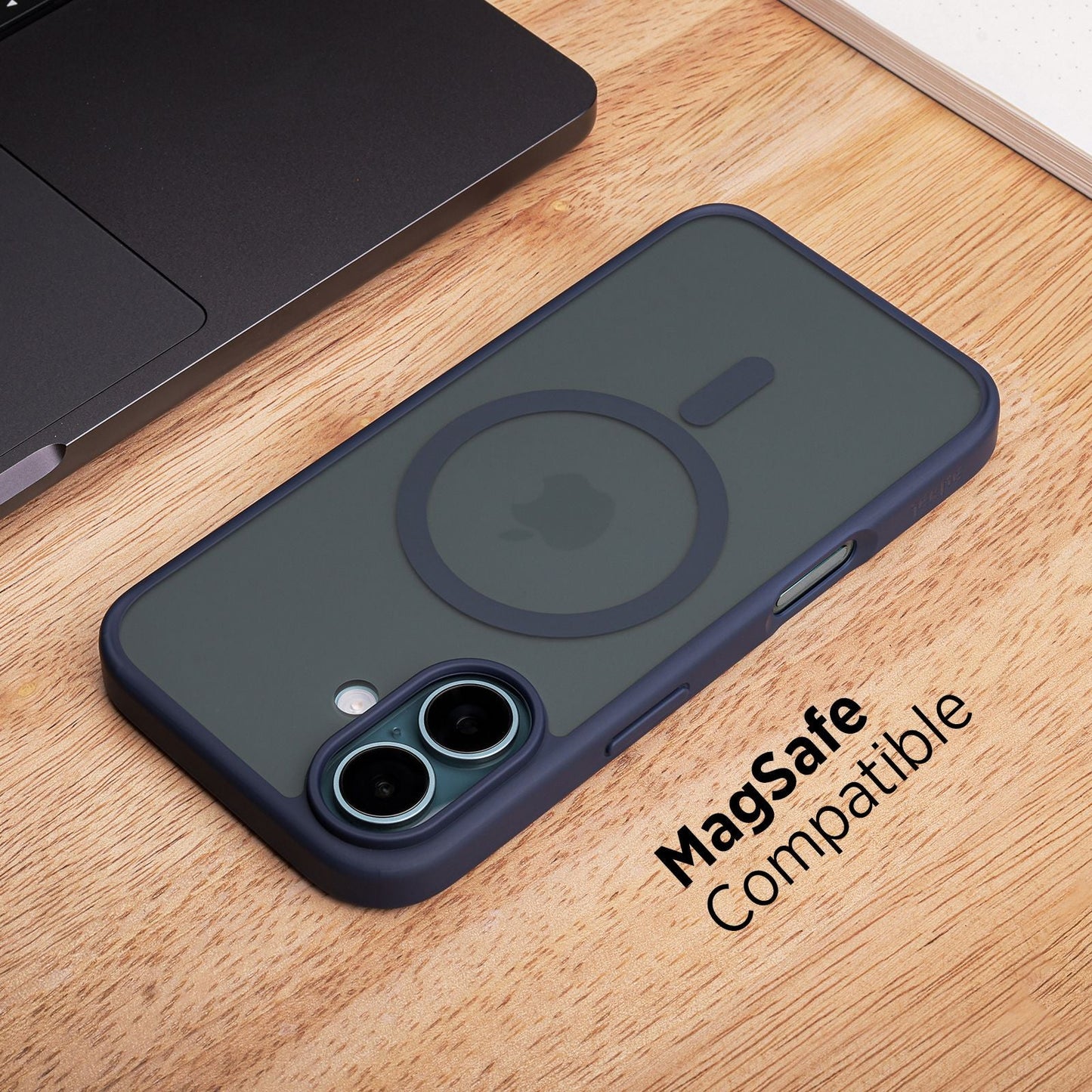 Tekne Matt MagSafe Case for iPhone 16 | Matte Finish | MagSafe Compatible & Scratch-Resistant