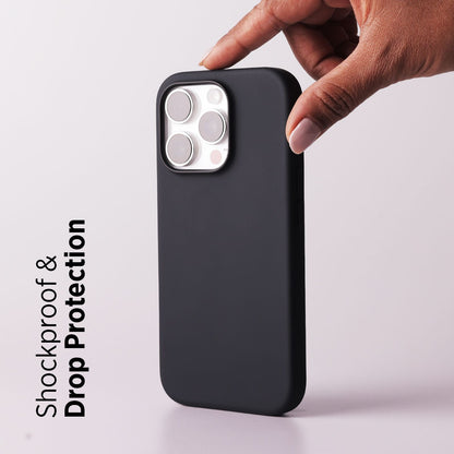 Tekne Silicone Case for iPhone 16 Pro | Soft-Touch Grip | Shockproof & Wireless Charging Compatible