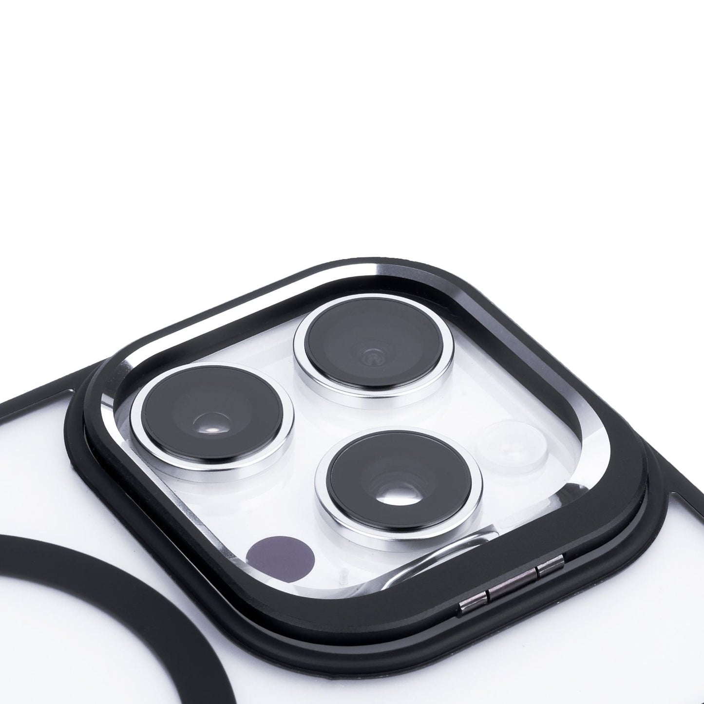 Tekne CLEAR Case with Camera Stand for iPhone 16 Pro Max | Slim, Transparent & Scratch-Resistant