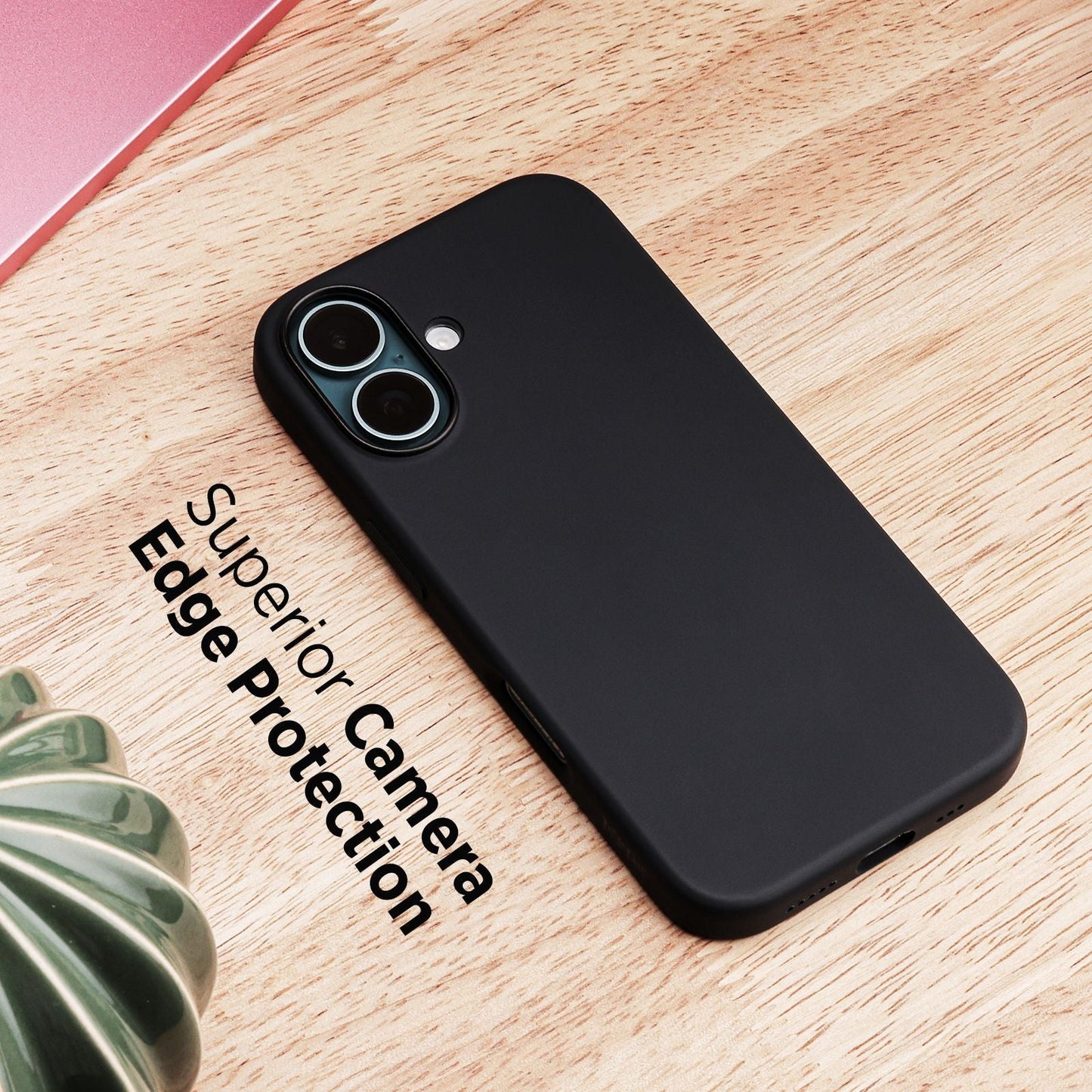 Tekne Silicone Case for iPhone 16 | Soft-Touch Grip | Shockproof & Wireless Charging Compatible