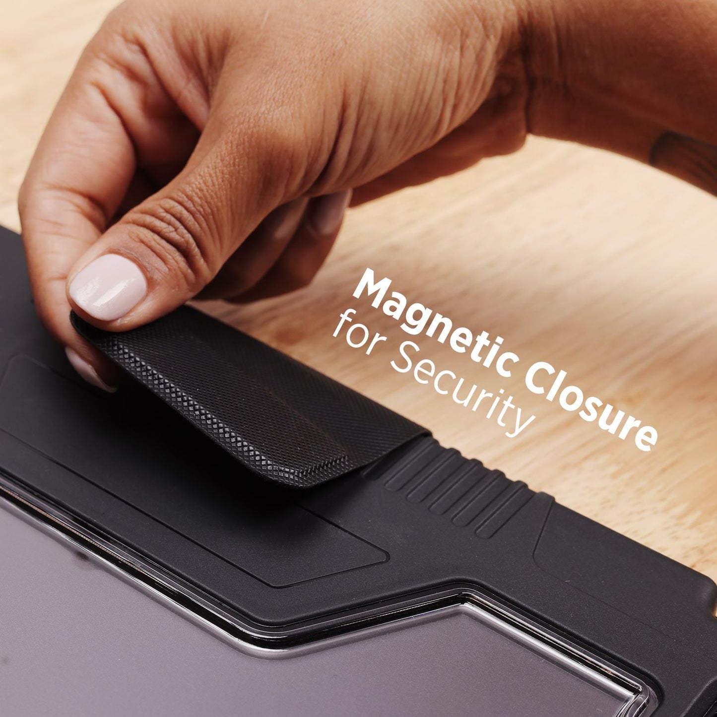 Tekne Shockproof Vegan Leather Case for iPad Air 13Â M2 | Stand Function | Drop Protection