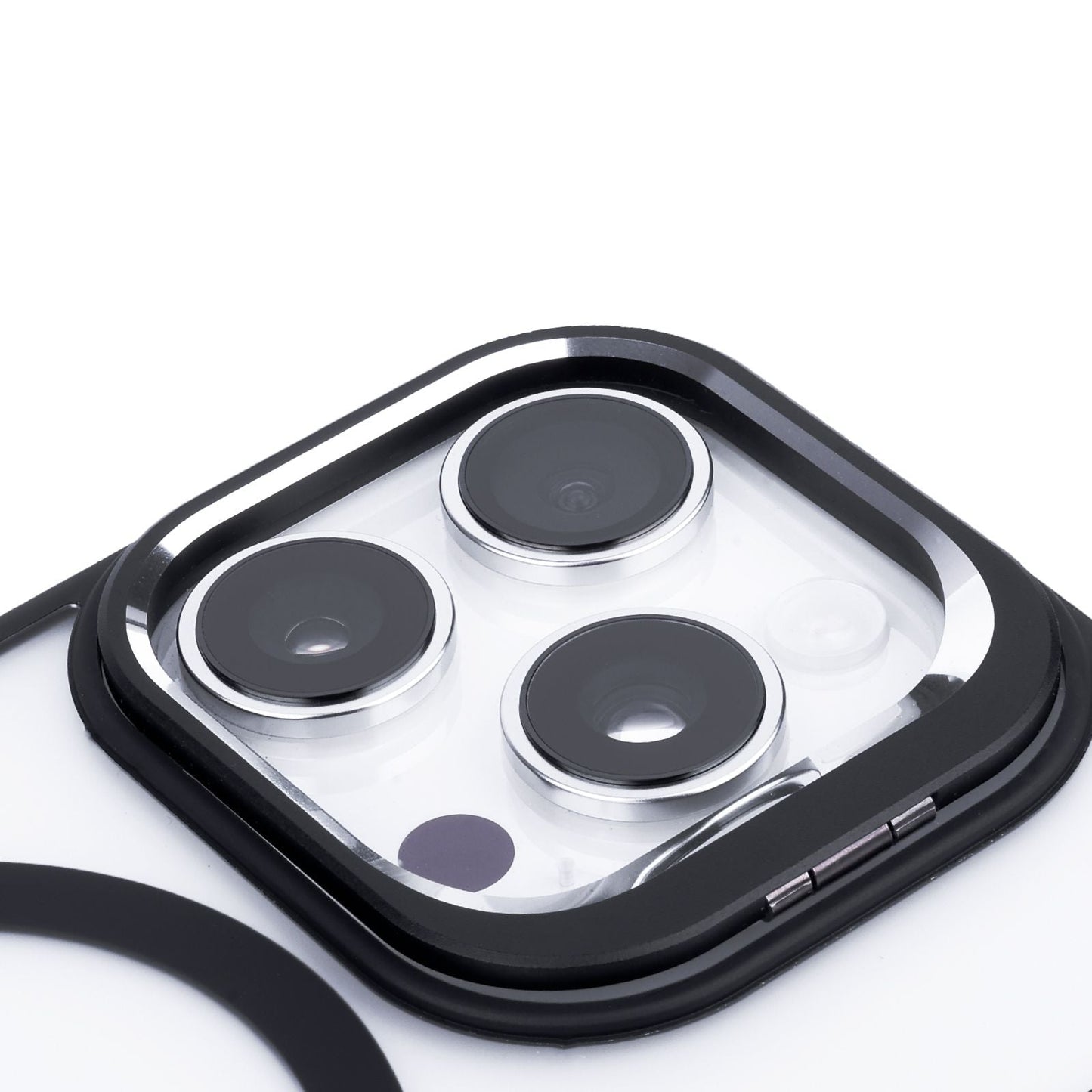 Tekne CLEAR Case with Camera Stand for iPhone 16 Pro | Slim, Transparent & Scratch-Resistant