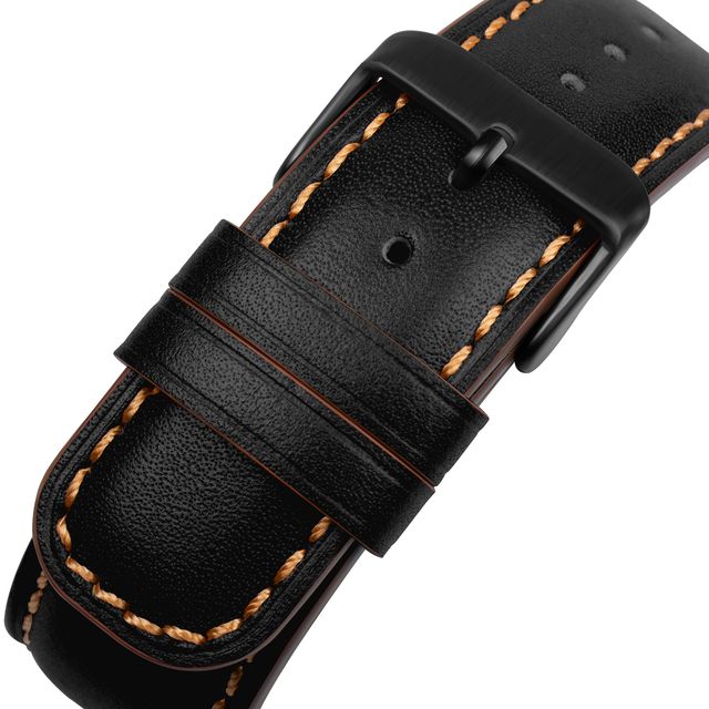 Tekne Classic Leather Band | Genuine Leather, Quick-Release, Durable StrapÂ 