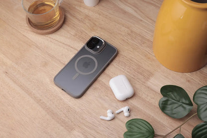 Tekne CLEAR Case with Camera Stand for iPhone 16 Plus | Slim, Transparent & Scratch-Resistant