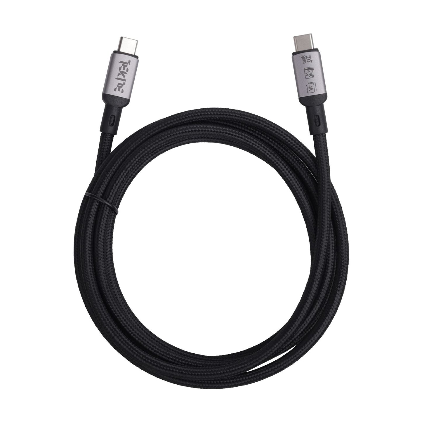 Tekne 240W USB4 Braided Cable | Ultra-Fast Charging & 20Gbps Data Transfer | Durable 2m CableÂ 