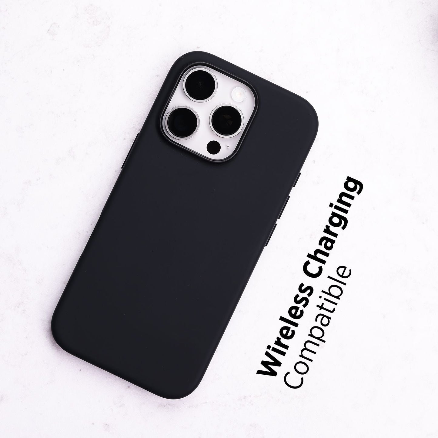Tekne Silicone Case for iPhone 16 Pro | Soft-Touch Grip | Shockproof & Wireless Charging Compatible