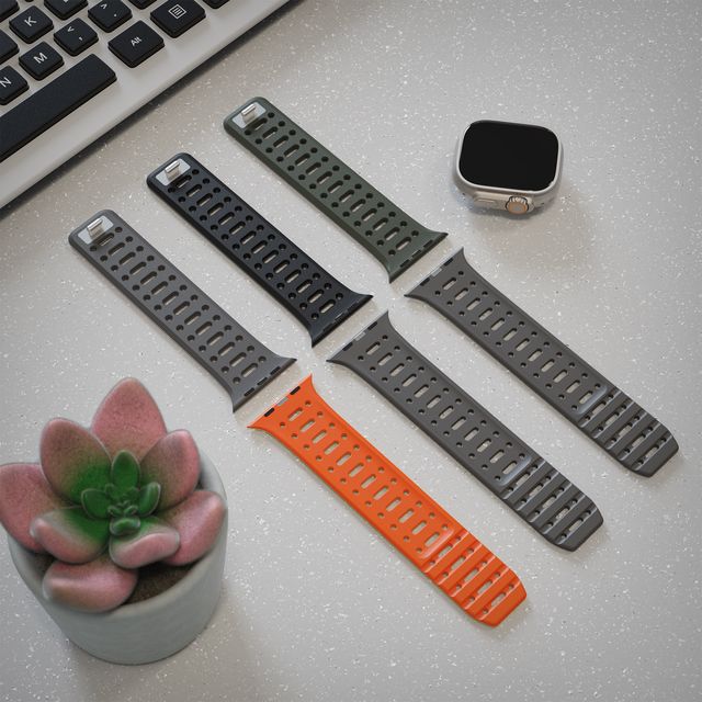 Tekne Combat Dual-Tone Silicone Band | Waterproof, Flexible StrapÂ 