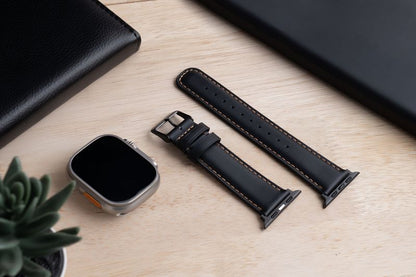 Tekne Classic Leather Band | Genuine Leather, Quick-Release, Durable StrapÂ 
