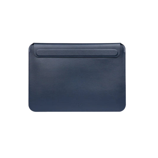 Navy blue Tekne tablet sleeve with top handle