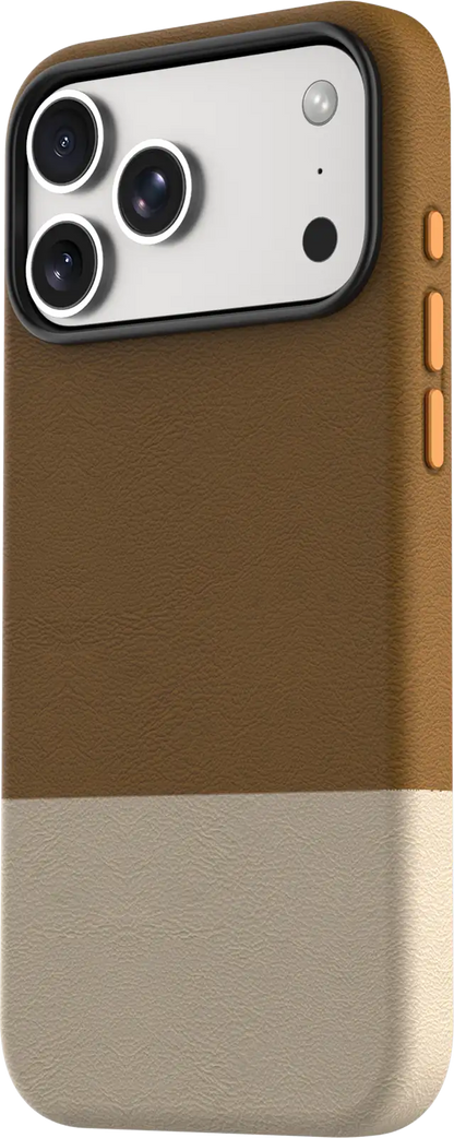 TEKNE DualTone Vegan Leather Case for iPhone 17  Pro Max
