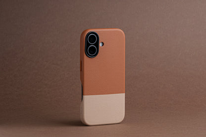 TEKNE DualTone Vegan Leather Case for iPhone 17