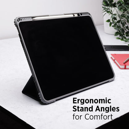 Tekne Shockproof Vegan Leather Case for iPad Air 13Â M2 | Stand Function | Drop Protection