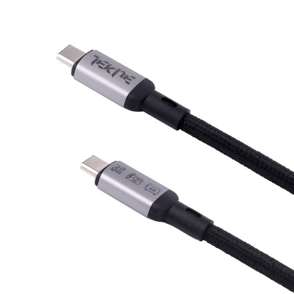 Tekne 240W USB4 Braided Cable | Ultra-Fast Charging & 20Gbps Data Transfer | Durable 2m CableÂ 