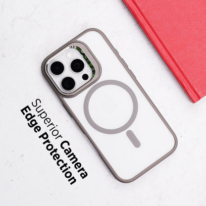 Tekne CLEAR Case with Camera Stand for iPhone 16 Pro | Slim, Transparent & Scratch-Resistant