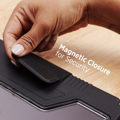 Tekne Shockproof Vegan Leather Case for iPad Pro 13 M4 | Stand Function | Drop Protection