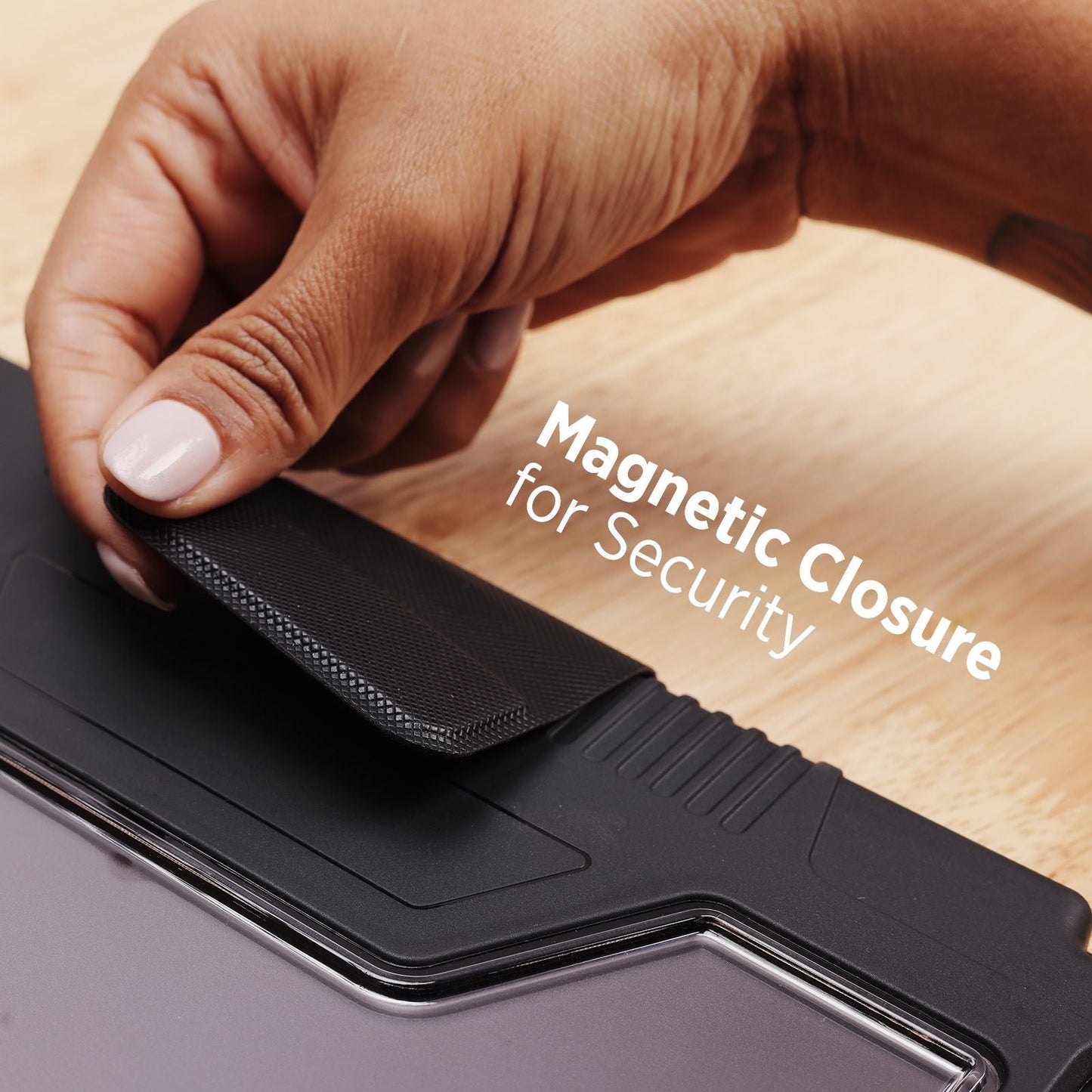 Tekne Shockproof Vegan Leather Case for iPad Pro 13 M4 | Stand Function | Drop Protection