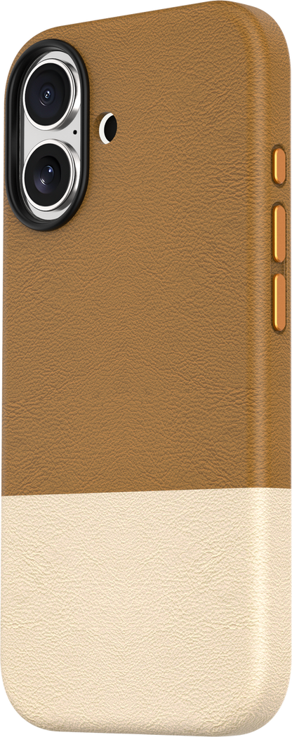 TEKNE DualTone Vegan Leather Case for iPhone 17