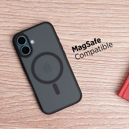 Tekne Matt MagSafe Case for iPhone 16 | Matte Finish | MagSafe Compatible & Scratch-Resistant