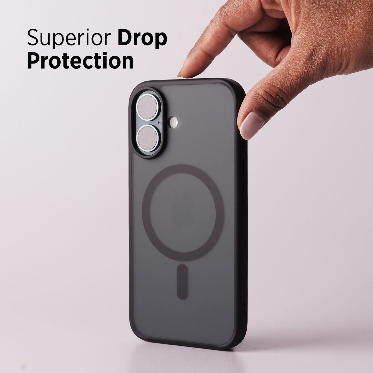 Tekne Matt MagSafe Case for iPhone 16 | Matte Finish | MagSafe Compatible & Scratch-Resistant