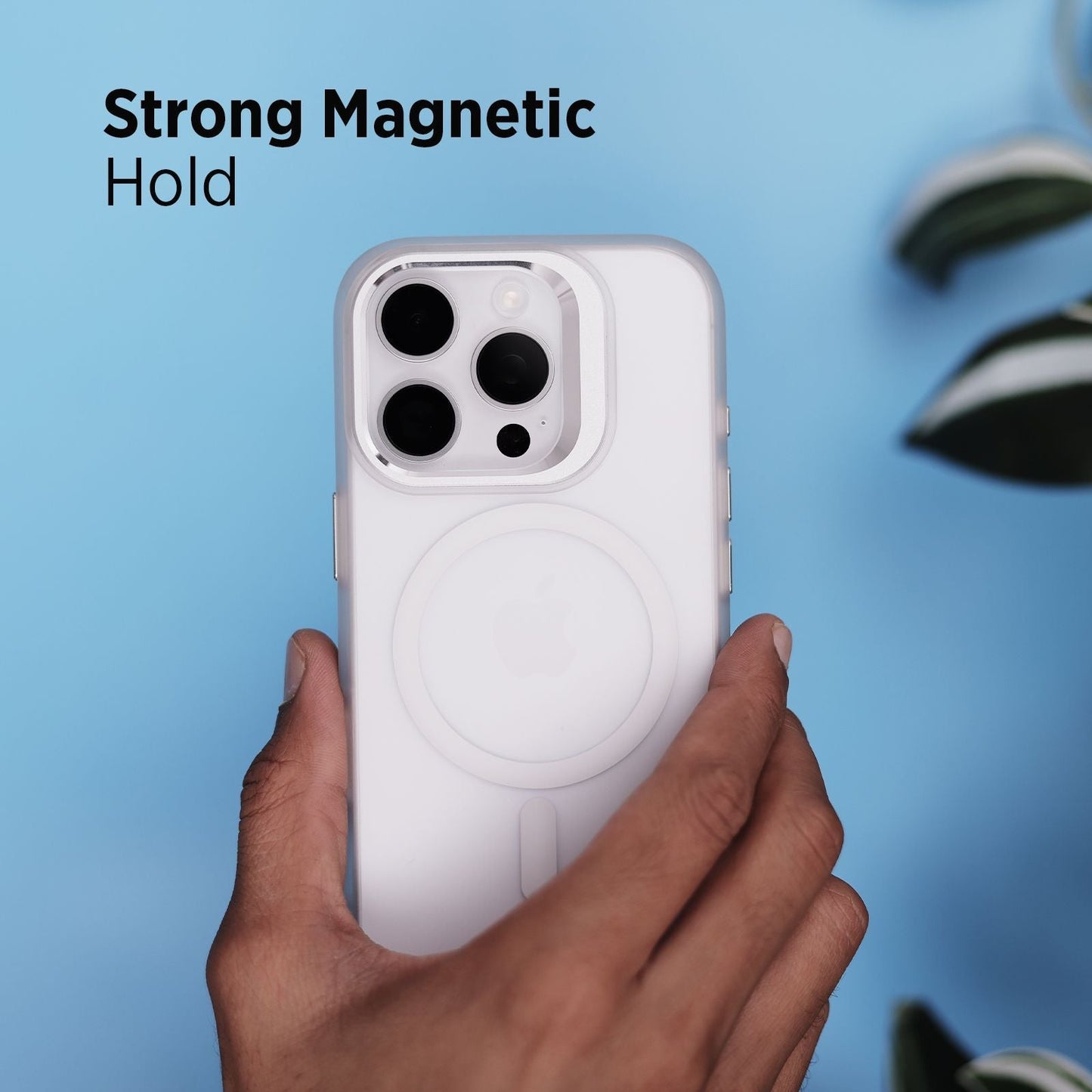 Tekne CLEAR Case with Camera Stand for iPhone 16 Pro | Slim, Transparent & Scratch-Resistant